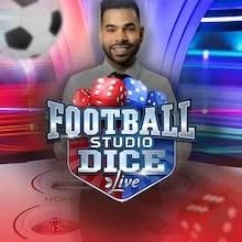 Football Studio Dice slot logo by Evolution at Spinarium