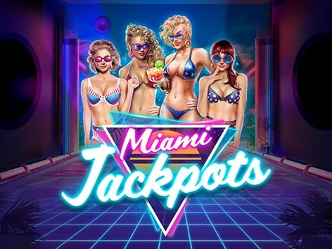 Miami Jackpots logo by Booming Games Spinarium